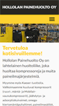 Mobile Screenshot of hollolan-painehuolto.fi